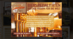 Desktop Screenshot of lahnsteiner-brauerei.de